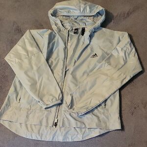 Adidas Sky Blue Windbreaker